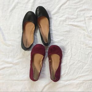two pairs of Mossimo Supply Co. flats